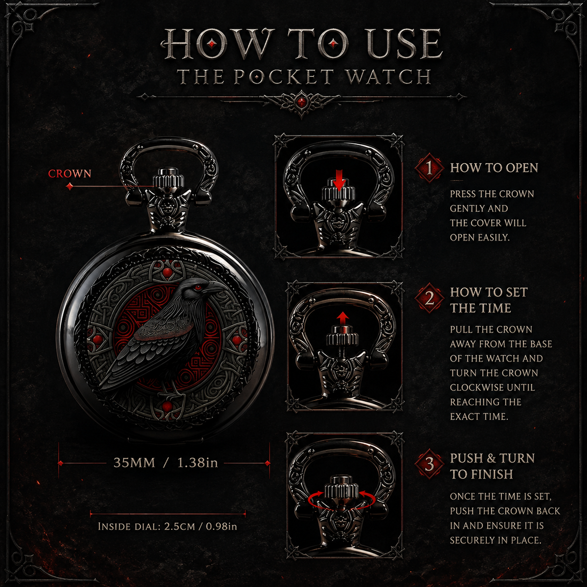 IronHollow™ Raven Watch