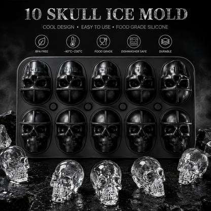IronHollow™ Skull Ice Mold