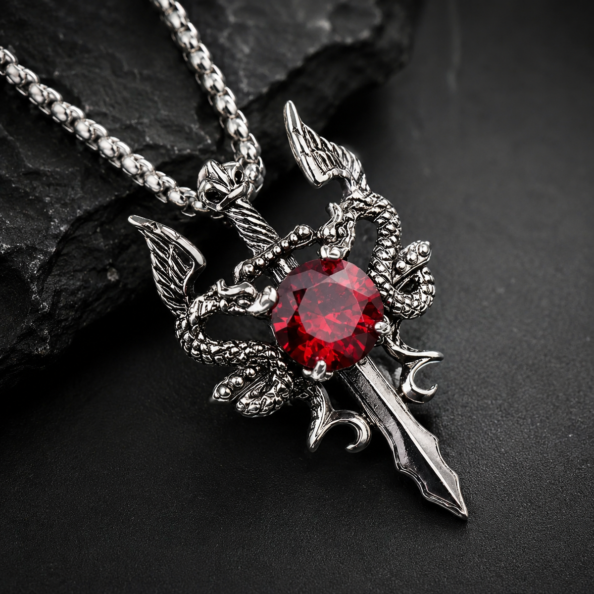 IronHollow™ Dragon Necklace