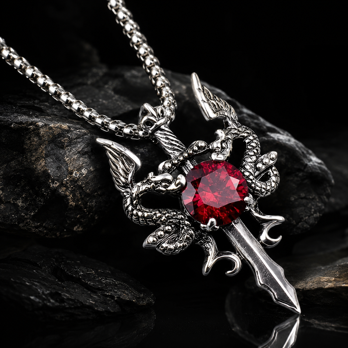 IronHollow™ Dragon Necklace