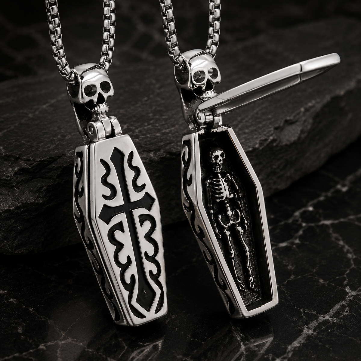 IronHollow™ Coffin Pendant
