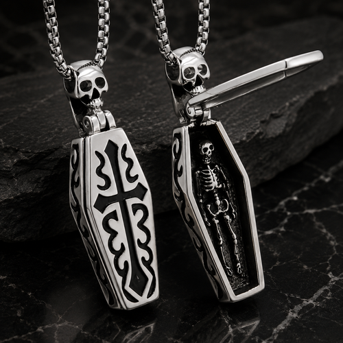 IronHollow™ Coffin Pendant