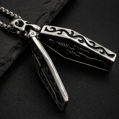 IronHollow™ Coffin Pendant