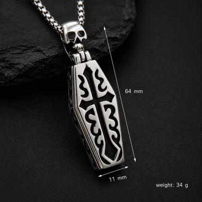 IronHollow™ Coffin Pendant