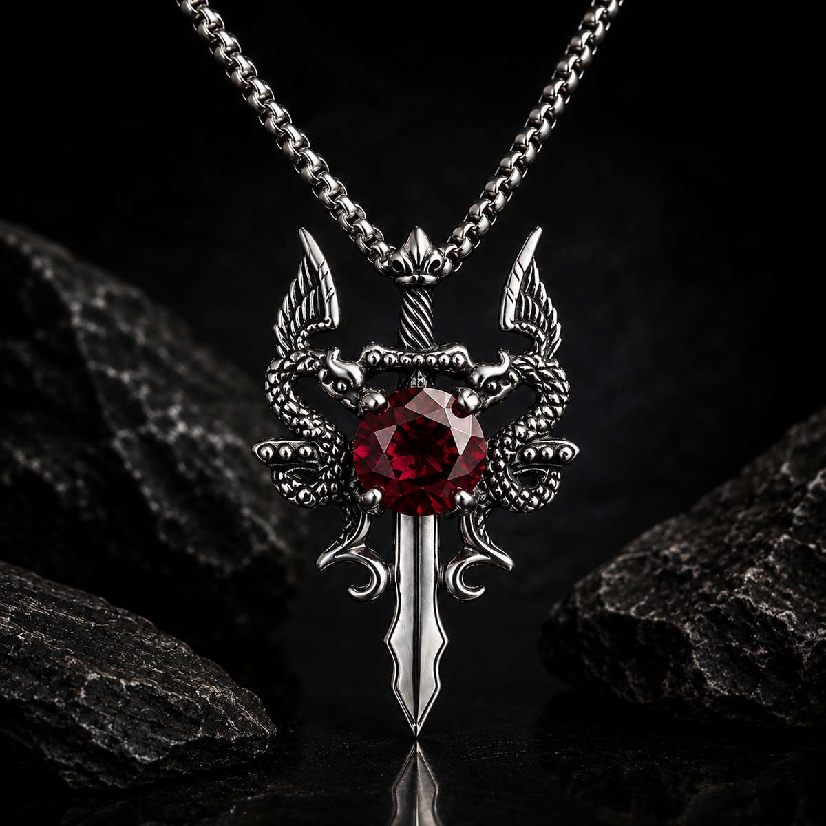 IronHollow™ Dragon Necklace